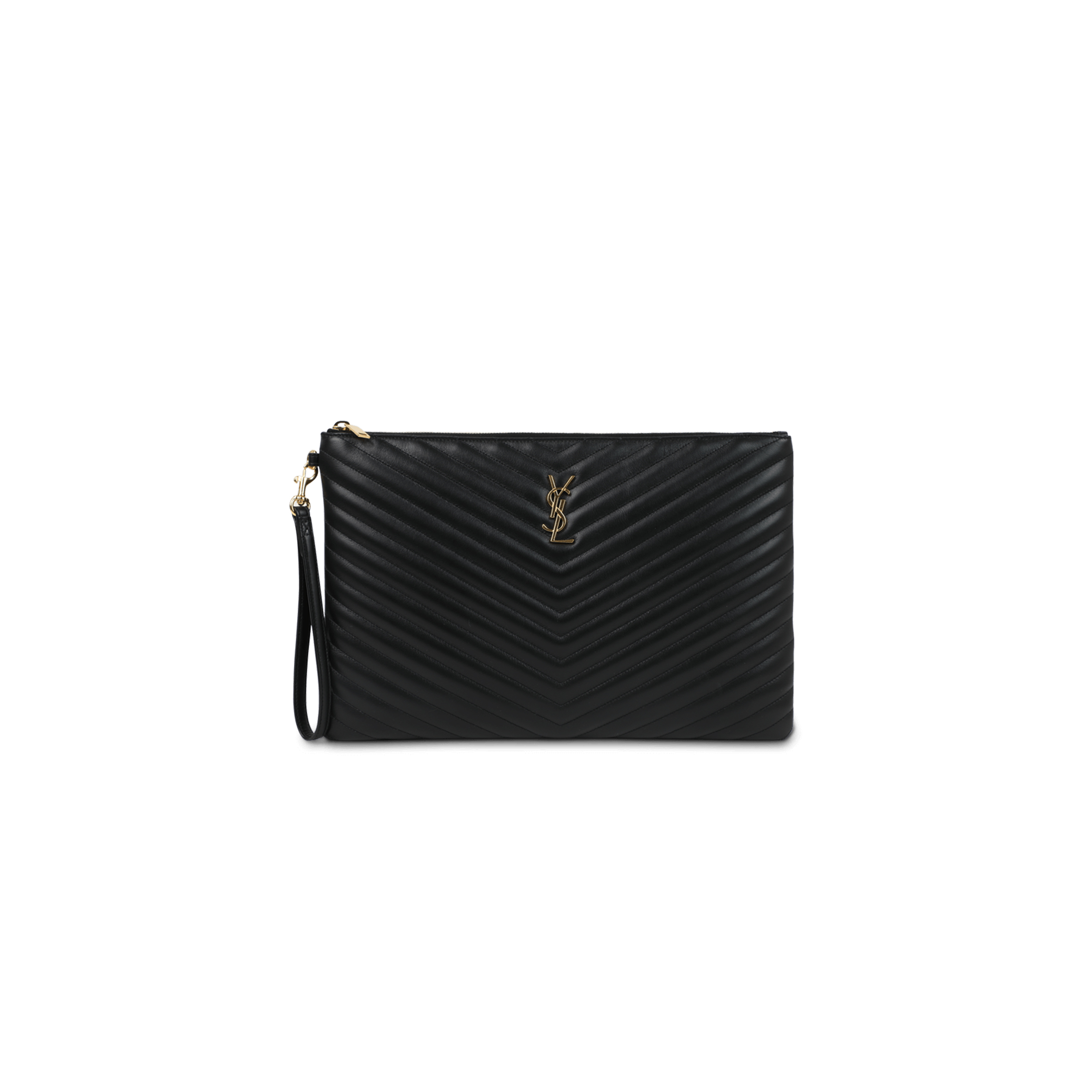 YSL BLACK QUILTED CLUTCH 603601718 (36*24*2cm) 
